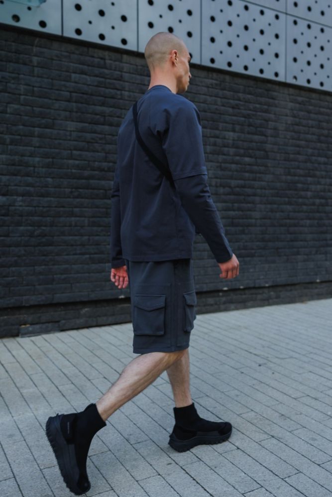 Функциональность и стиль в лонгсливе Remington All WORLD Gray для активной повседневной жизни